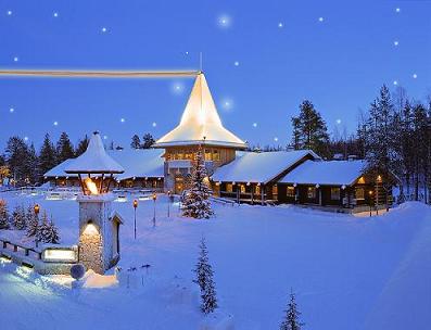 Santa TV outside | Live stream from Santas home in finland. Outside camera.